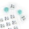 130 Count Happy Holidays Snowman Do-It-Yourself Light Blue Lollipops & Stickers For Fun DIY Favors, Goodie Bags, Classroom Treats & More - Assembly Required
